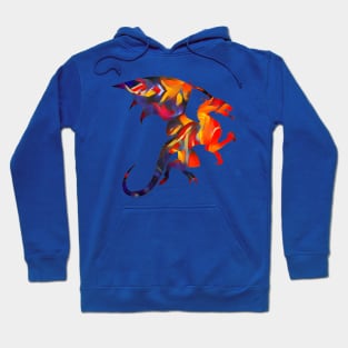 Abstract Fire Dragon Hoodie